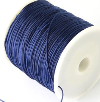 Polyester cord 0.8mm - Prussian blue - sold by 3m