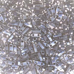 Buy Cc526 - Miyuki QUARTER tila beads Grey Ceylon 1.2mm (50 beads)