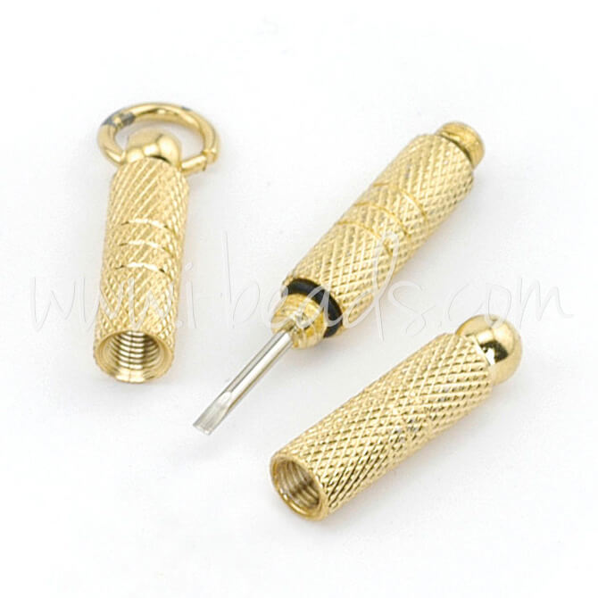 beadalon screwdriver for scrimp findings 6cm gold plated (1)