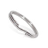 Split ring key ring antique silver 24mm (4)