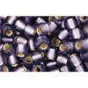cc39f - Toho beads 6/0 silver-lined frosted light tanzanite (10g)