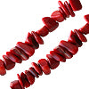 Bamboo coral chips 6mm bead strand (1)