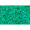 cc72f - Toho beads 15/0 transparent frosted dark peridot (5g)