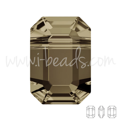 Swarovski 5514 pendulum beads smoky quartz 10x7mm (2)