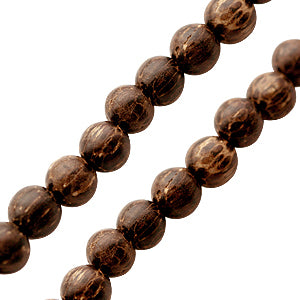 Palmwood round beads strand 8mm (1)