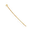 Buy eyepins metal gold plated 50mm (6)