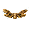 Buy Dragonfly wings bead metal antique gold plated 20mm (1)