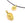 Beads wholesaler Charm, pendant Grigri Buddhist ethnic leaf shape plated golden 18x11mm (1)