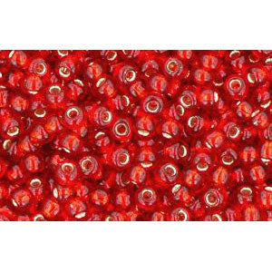 Cc25c - Toho beads 11/0 silver-lined ruby (250g)