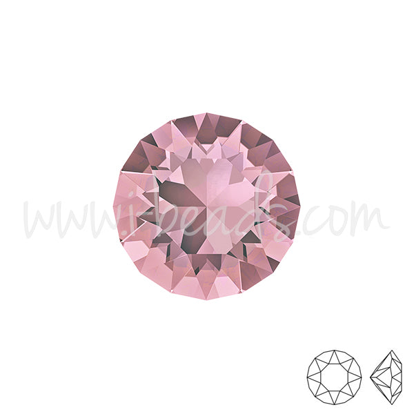 Swarovski 1088 xirius chaton crystal antique pink 6mm-SS29 (6)