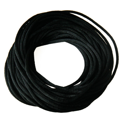 Buy Satin cord black 2mm, 10m (1)