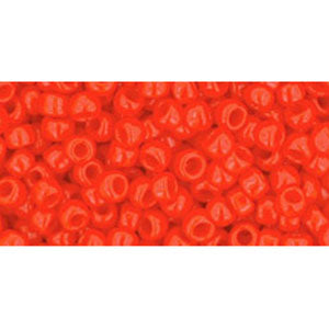 Buy cc50 - Toho beads 8/0 opaque sunset orange (10g)