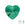 Beads wholesaler swarovski heart pendant emerald 10mm (2)