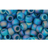 Buy cc167bdf - Toho beads 6/0 transparent rainbow frosted teal (10g)
