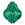 Beads Retail sales Swarovski 5058 Baroque bead emerald 14mm (1)
