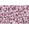 cc1200 - Toho beads 11/0 marbled opaque white/pink (10g)