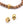 Beads wholesaler Skull bead horizontal large hole Stainless steel GOLD 11mm (1)