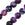 Beads wholesaler Stripe Agate Purple Round beads 8mm strand (1)