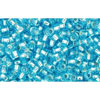 cc23 - Toho beads 11/0 silver lined aquamarine (10g)