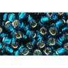 cc27bd - Toho beads 6/0 silver lined teal (10g)