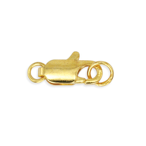 Buy Beadalon lobster clasp two ring metal gold plated 12mm (2)