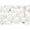 cc121 - Toho beads 6/0 opaque lustered white (10g)