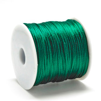 Rattail cord GREEN 1mm (3m)