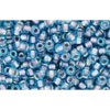 cc277 - Toho beads 11/0 aqua/lavender lined (10g)