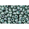 cc1207 - toho beads 8/0 marbled opaque turquoise/blue (10g)