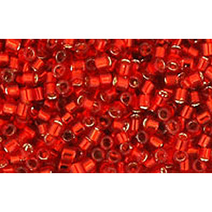 Buy cc25b - Toho Treasure beads 11/0 silver lined siam ruby (5g)