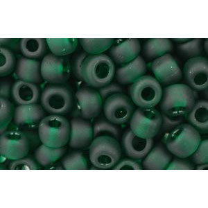 cc939f - Toho beads 8/0 transparent frosted green emerald (10g)