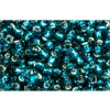 cc27bd - Toho beads 11/0 silver lined teal (10g)