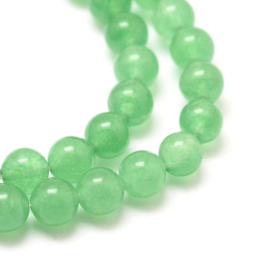 Buy Natural Green Aventurine rounds Bead Strand, Dyed - 6mm 62pcs/strand (1 strand)