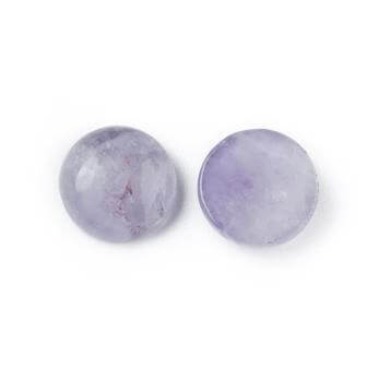 Buy Round cabochon 8mm Amethyst (2)