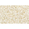 cc122 - Toho beads 15/0 opaque lustered navajo white (5g)