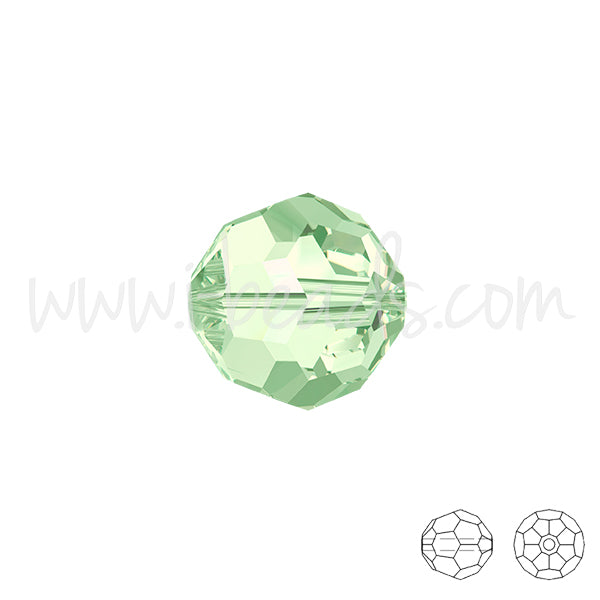 Swarovski 5000 round beads chrysolite 6mm (10)