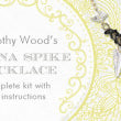 DIY Swarovski Crystal Patina Spike Necklace by Dorothy Wood