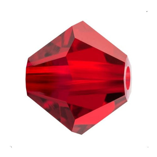 Preciosa bicone beads Siam - 4mm (40)