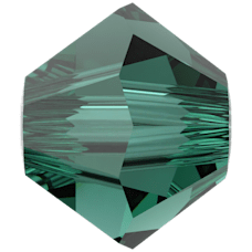 Crystal4you 5328 xilion bicone bead emerald 2.5mm (40)