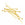 Beads Retail sales Round head pin Golden brass - 25mmx0.6 (10)