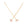Beads wholesaler Headpin Fine golden brass with pink zircon - 42x3x0.6mm (2)