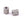 Beads wholesaler Cylinder bead diamond striated- stainless steel 7x6mm (2)