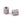 Beads wholesaler Cylinder bead diamond striated- stainless steel 7x6mm (2)