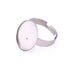 Ring for oval cabochon stainless steel 18x13mm (1)