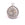 Beads Retail sales Round pendant textured stainless steel 14.5mm (1)
