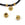 Beads wholesaler Tube bead Golden stainless steel - 7x5mm Hole: 4mm (1)