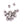 Beads Retail sales Ribbed separator bead stainless steel 3mm - Hole: 1.2mm (20)