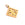 Beads Retail sales Ethnic square pendant in golden stainless steel 14x14mm (1)