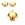 Beads Retail sales Round domed pendant golden stainless steel 10mm - Hole: 1.2mm (1)