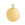 Beads Retail sales Round medal pendant golden stainless steel12mm (1)